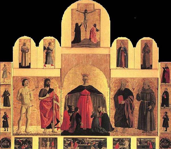 Piero della Francesca Polyptych of the Misericordia oil painting image